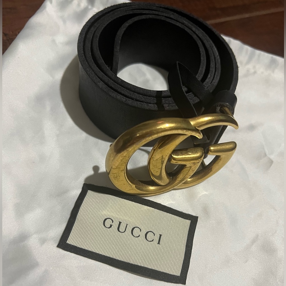 Gucci black belt